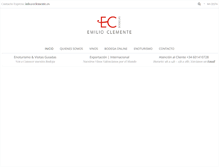 Tablet Screenshot of eclemente.es